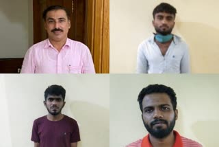 Four arrested in theft case in mudubidire