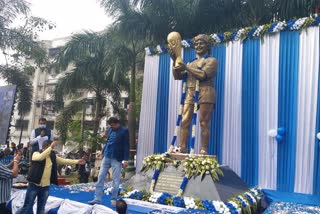 minister Sujit basu tributes to maradona