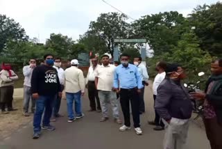 SECL workers protested against the policies of the central government