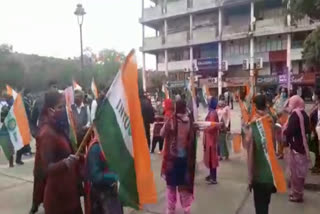 employees unions protest in Chandigarh