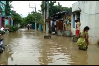 inland areas of Prakasam district are inundated