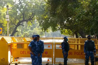 three level security at jantar mantar in delhi