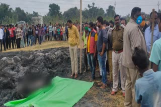 burn body of a young man found in gumla