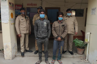 Kashipur police arrested two people for theft