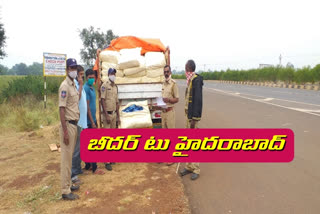 Huge amount of banned gutkha seized excise check post in sangareddy dist