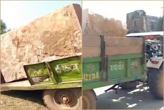Action against illegal mining in Bharatpur,  Bharatpur News