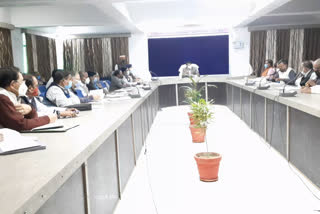 dm holds meeting in jalaun