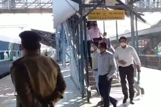 Chittorgarh news,DRM inspected Chittorgarh railway station