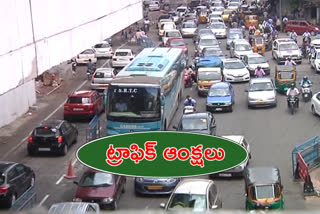 Traffic Diversions in hyderabad due to the cm kcr public meeting