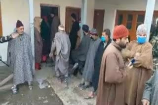 voting for the first phase is on in Khansahab Budgam