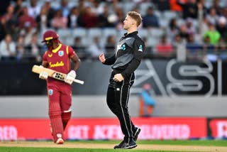 New Zealand win by 5 wickets in rain-interrupted match against west indies