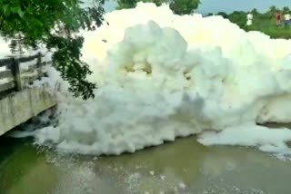 Madurai witnessed toxic foam