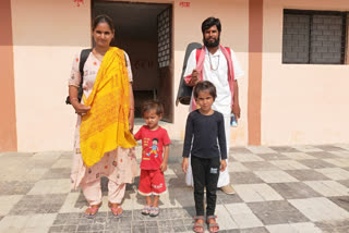 Family reached for Narmada Parikrama from Vadodara in Gujarat