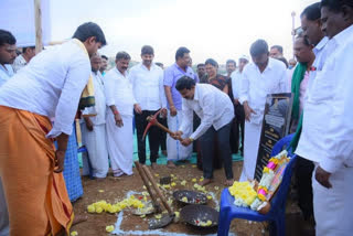 ಕೋಳೂರು ಏತ ನೀರಾವರಿ ಯೋಜನೆಗೆ ಶಾಸಕ‌ ಗಣೇಶ್ ಚಾಲನೆ‌