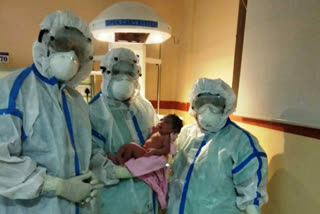 Safe delivery of 52 corona infected women at Medical College Nerchowk