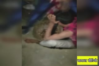 Dholpur news,  video viral of young man being held hostage