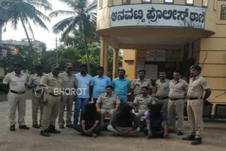 theft case of shimogga ; accused arrested