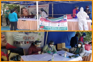 covid 19 test camp organized in dwarka sector 3