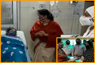 east delhi health committee chairman kanchan maheshwari visited swami dayanand hospital