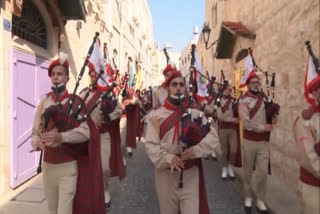 Christmas season opens in Bethlehem amid lockdown