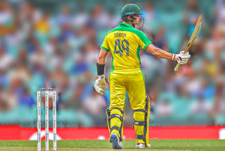 steve smith became the fourth batsman to score hat-trick of tons against India