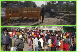 Police opened the way for farmers on the Singhu border in Delhi