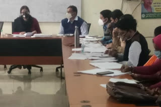 Review meeting of Women and Child Development Department