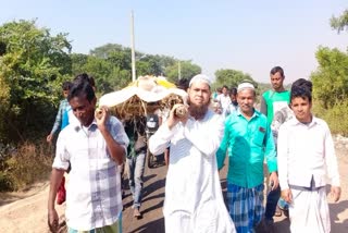 muslim people did funeral work of hindu man at Churulia