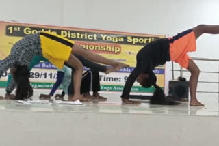 District level Yoga Championship organized in Godda