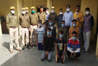 7 accused arrested for planning robbery,  Kota News