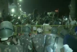 Farmers continue their protest at Ghazipur-Ghaziabad (Delhi-UP) border against the farm laws amid security deployment