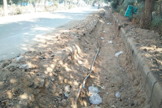 Vehicle driver  are facing problems due to repeated road digging at Dwarka Sector 12