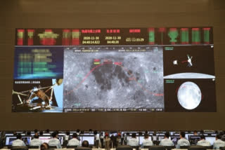 China's Chang'e-5, landing time of China's Chang'e-5 on moon