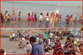 huge rush to kurnool pushkar ghats on karthika pournami