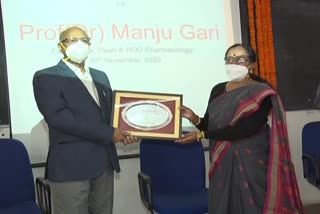 Farewell ceremony of Dr Manju Gaadi