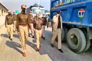 Gurugram Rajokri border farmers protest