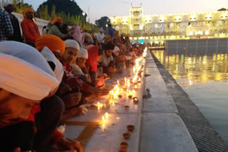 Devotees offer prayers at Golden Temple