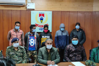 five robbers arrested in khunti
