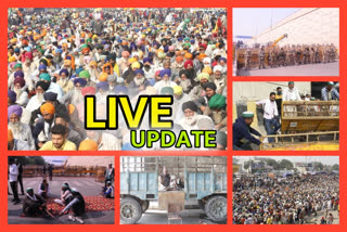 6th day of farmer protest live update delhi sighu up border