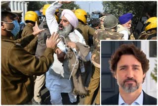Canadian PM expresses concern about farmers' protest in India