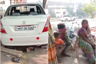 Drunk youth accident in laborer family in Gwalior