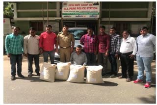 Arrest of accused who was sell marijuana in bangalore