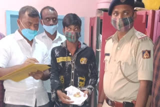 A thief arrested after gold theft in Shivamogga