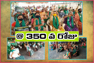 amaravathi capital farmers protest reaches 350th day