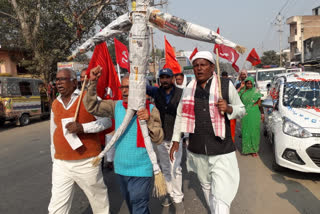 protest in saran