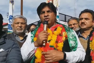 pdp leader sheikh nasir file nomination in kishtwar