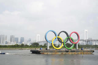 Olympic Rings, Tokyo, Tokyo Bay, COlympic Rings, Tokyo, Tokyo Bay, COVID-19OVID-19