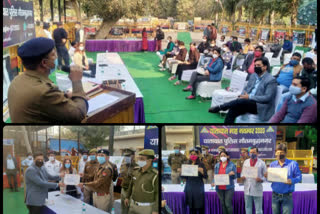 closing ceremony of the traffic month in noida