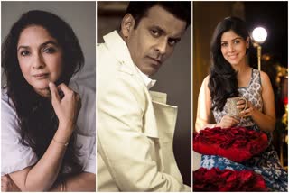 Nina Gupta and Sakshi Tanwar with Manoj Bajpayee