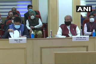 Union Ministers Narendra Singh Tomar and Piyush Goyal hold meeting with farmers' leaders